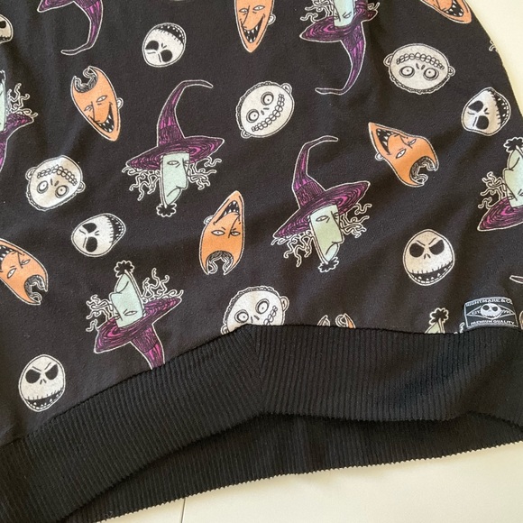 Disney Nightmare Before Christmas Black Sleepshirt Pajamas Nightgown S - Picture 5 of 11